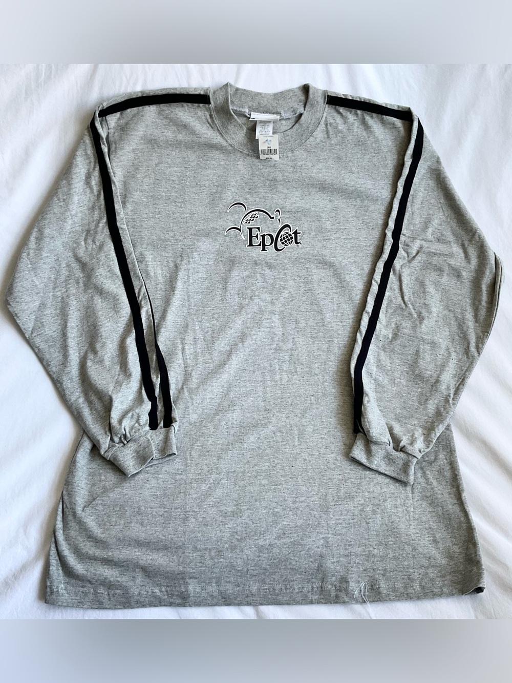 NWT Disney World Epcot | Vintage Heavyweight Striped Long Sleeve | Men’s L